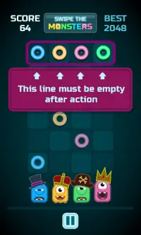 Swipe The Monsters - Idle Match 2 Color Puzzle Screen Shot 2
