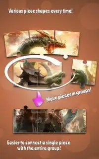 Dragons Jigsaw Puzzle Screen Shot 4