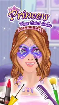 Księżniczka twarzy Farba Salon Screen Shot 0