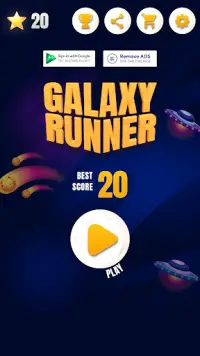 Galaxy Runner Screen Shot 1