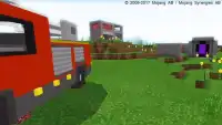 FireEngine Minecraft Truck Addon Cars Screen Shot 1