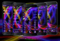 Dialer Theme Neon Abstract Screen Shot 0