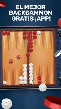 Backgammon Go, juego online gratuito en vivo Screen Shot 3