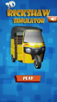 Rickshaw Simulator 3D Screen Shot 0