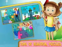 Pink Princess Puzzles Girls Games Screen Shot 3