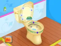 الأميرة ألعاب تنظيف الحمام Screen Shot 3