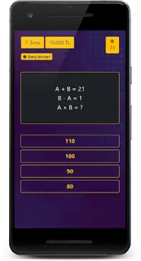 Millionaire - Math Brain Trivia Quiz Screen Shot 6