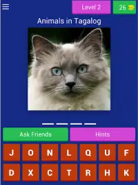Animals Quiz Game (Learn Filipino Language) Screen Shot 10