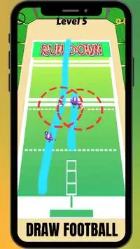 Touchdrawn Game - Draw voetbal Screen Shot 2