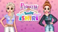 Juegos de vestir - Camiseta Princess Trendy Screen Shot 0