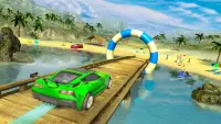 Wasser-Surfer-Rennwagen-Spiele Screen Shot 2
