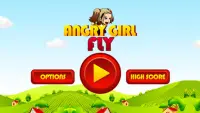 Angry Girl Fly Screen Shot 0