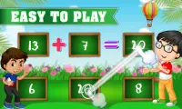 Kids Math Game : Add Subtract Multiplication Free Screen Shot 4
