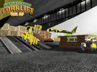 Airport Cargo Forklift Sim 3D Screen Shot 9