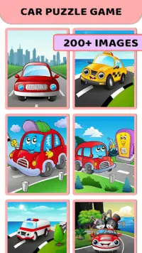 Car Puzzle Game:- Car Jigsaw Puzzle & Shape Game Screen Shot 2