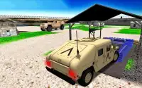 Quân đội xe Jeep City 3D Screen Shot 3