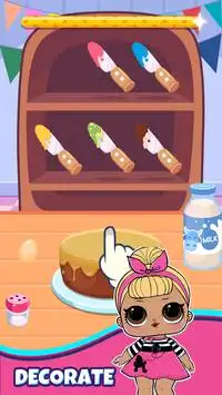 LOL Bakery Cupcakes Games Screen Shot 2