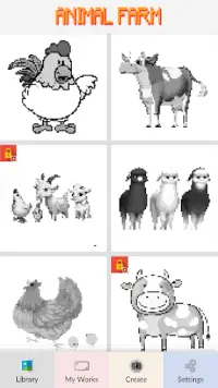 Animal Farm Pixel Art Screen Shot 0