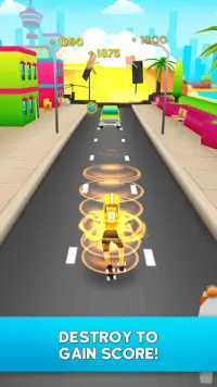 Roller Crash - Endless Runner Screen Shot 2