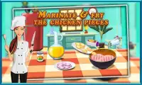 Chicken Fried Finger Cooking – Kitchen Baking Sim Screen Shot 0