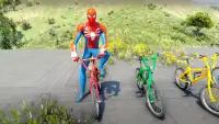 BMX Cycle Race: Superhero Game Screen Shot 0