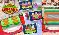 Memasak Rainbow & Unicorn Christmas Cupcakes! DIY Screen Shot 0
