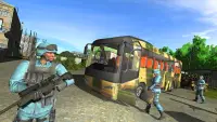 City Army Bus Drive Mission Screen Shot 1