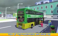 Ciudad de bloque conductor del autobús SIM Screen Shot 0