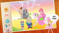 Principessa giochi gratis di puzzle per ragazze Screen Shot 2