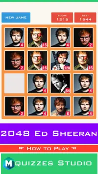 2048 Ed Sheeran Special Edition Game Screen Shot 3