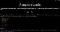 Ampersands Demo Screen Shot 10