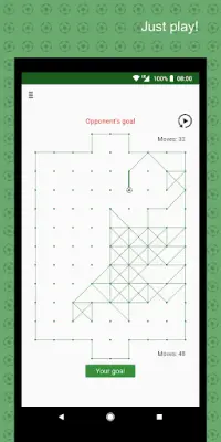 Paper Football (Logic game) Screen Shot 2