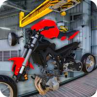 Bicicleta construtor loja 3D: motocicleta mecânico