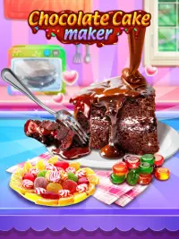 Chocolate Cake - Sweet Desserts Food Maker Screen Shot 3