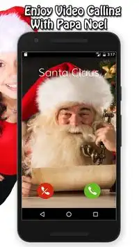 Video Call Santa Claus - Christmas Wish 🎅 Screen Shot 1