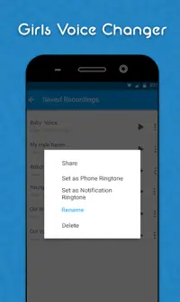 Girls Voice Changer - Edit Pitch & Sounds Updates Screen Shot 4