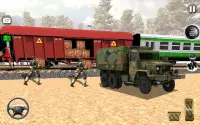 हमें सेना कार्गो परिवहन 2020: ट्रक ड्राइविंग गेम्स Screen Shot 3