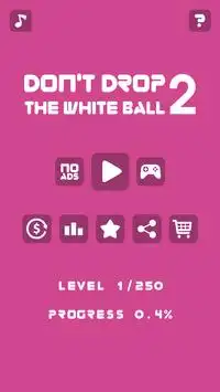 Don't Drop The White Ball 2 Screen Shot 0