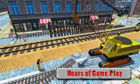 Railroad Construction Site Game: Build Train Track Screen Shot 3