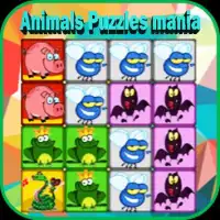 Animals Puzzles- Drag'n'Drop Screen Shot 0