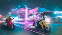 자전거 게임 : 운전 게임-오토바이 레이싱 게임 Screen Shot 5