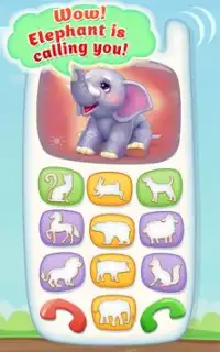 Baby Phone for Kids with Animals, Numbers, Colors Screen Shot 0