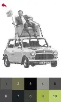 Mr. Bean Color by Number - Pixel Art Game Screen Shot 6