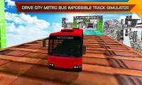 Drive City Metro Bus Impossible Track Simulator Screen Shot 4