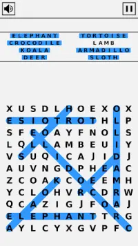 Simple Word Search Screen Shot 0