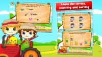 Детская ферма дошкольного Игры Screen Shot 1