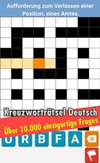 Crossword German Puzzles Free Screen Shot 2