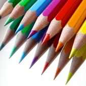 Color pencils scribble