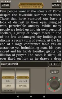 The Forgotten Nightmare 2 Text Adventure Game Screen Shot 3