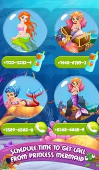 Mermaid Princess Calling-Mermaid Call Simulator 18 Screen Shot 5